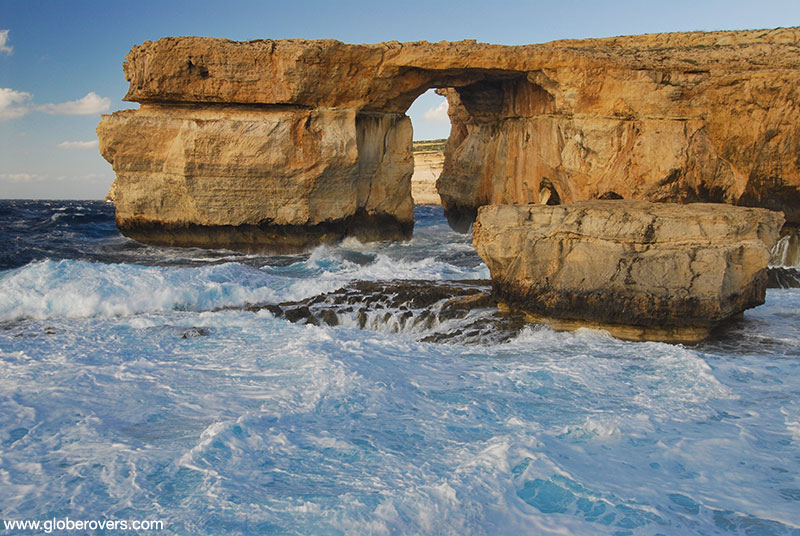 Azure Window near Dwejra Bay (that was destroyed by a storm on 8th March 2017), Gozo Island, Malta