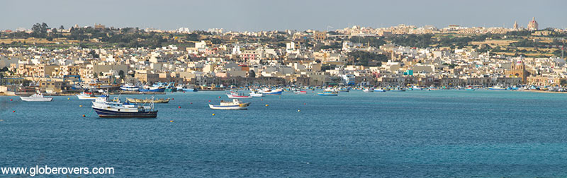 Views over Marsaxlokk, Malta