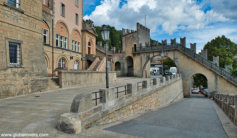 Buildings in the historical centre of San Marino