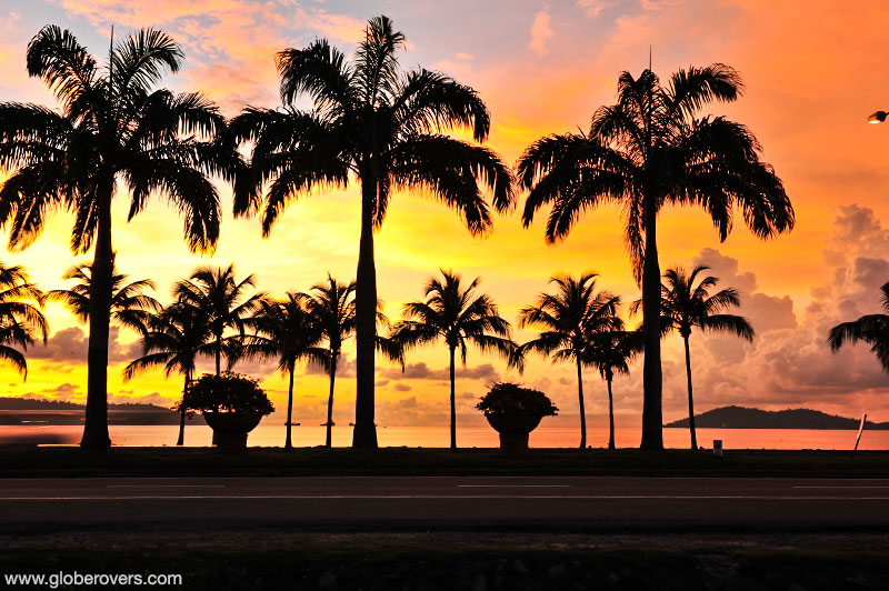 Sunset as seen from the Kota Kinabalu City Mosque