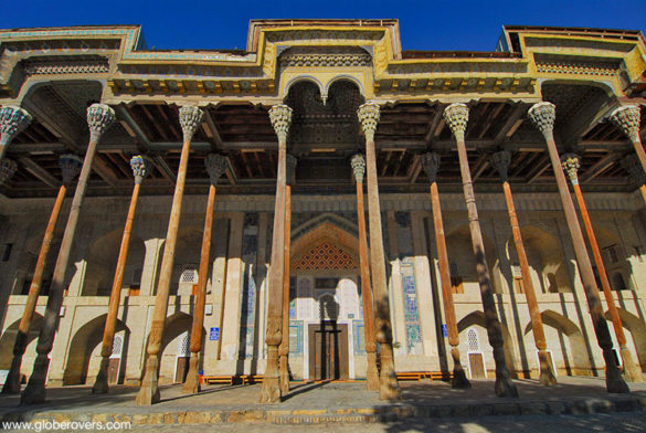 Bolo-Hauz Mosque, Bukhara, Uzbekistan