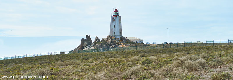 Cape Columbine Lighthouse in Cape Columbine Nature Reserve.