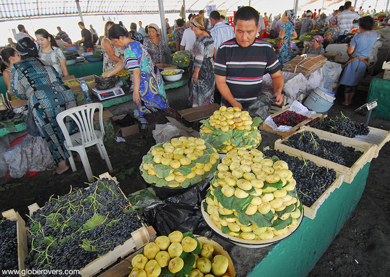 Fruits at the authentic Chorsu Bazaar, Tashkent, Uzbekistan
