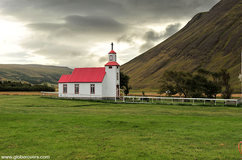 Church south of Akureyri, Iceland