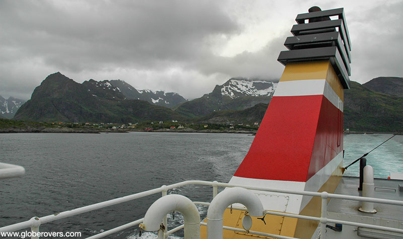 Ferry from Moskenes to Bodo, Lofoten Islands, Norway