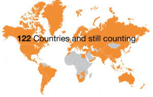 World Map Countries Visited
