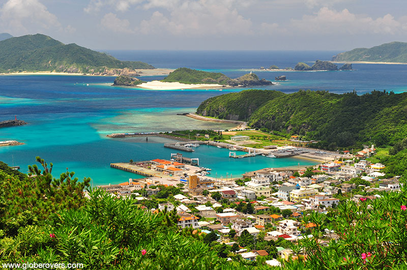 Harbour at one of Okinawa's small islands, JAPAN