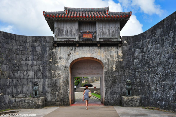 Kankaimon Gate, Shurijo Castle and area, Okinawa, Japan