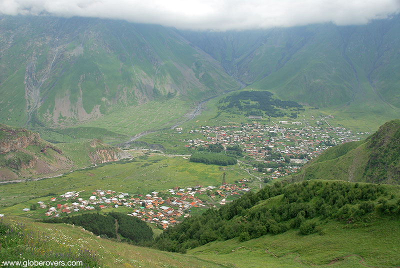 Kazbegi in Georgia, Caucasus
