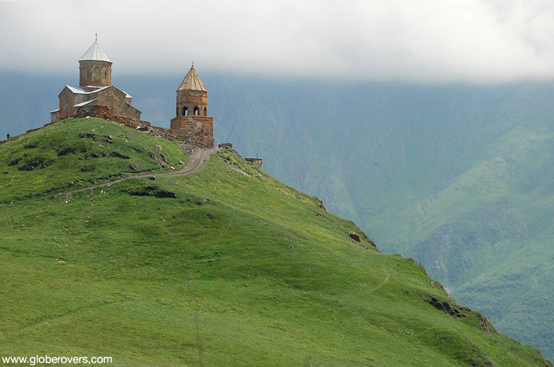 Tsminda Sameba Church near Kazbegi, Georgia