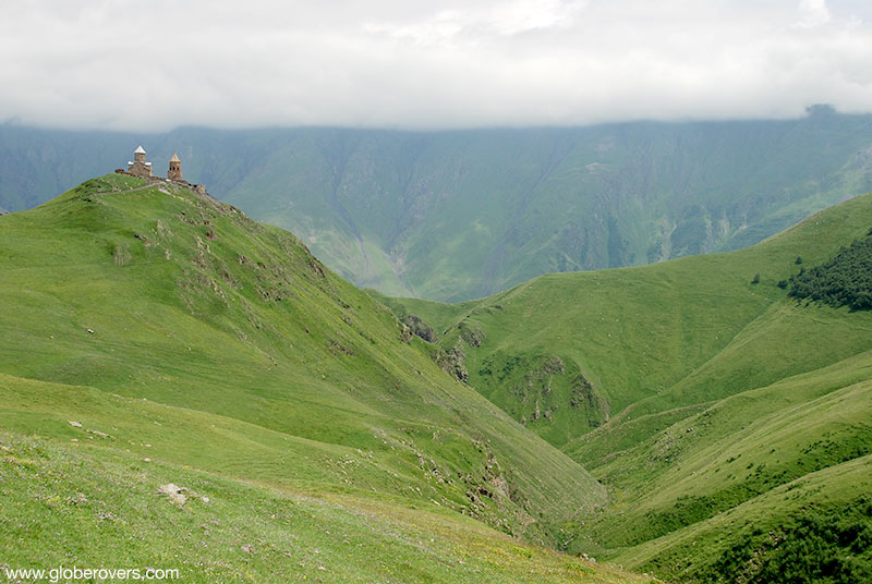 Tsminda Sameba Church near Kazbegi, Georgia