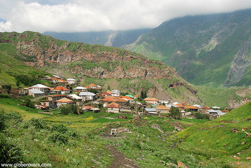 Kazbegi in Georgia, Caucasus