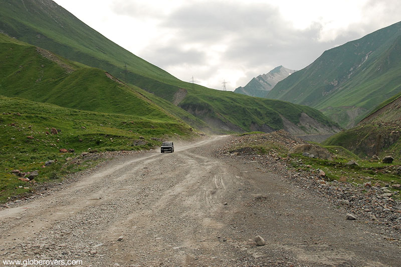 Military Highway from Tbilisi to Kazbegi in Georgia, Caucasus