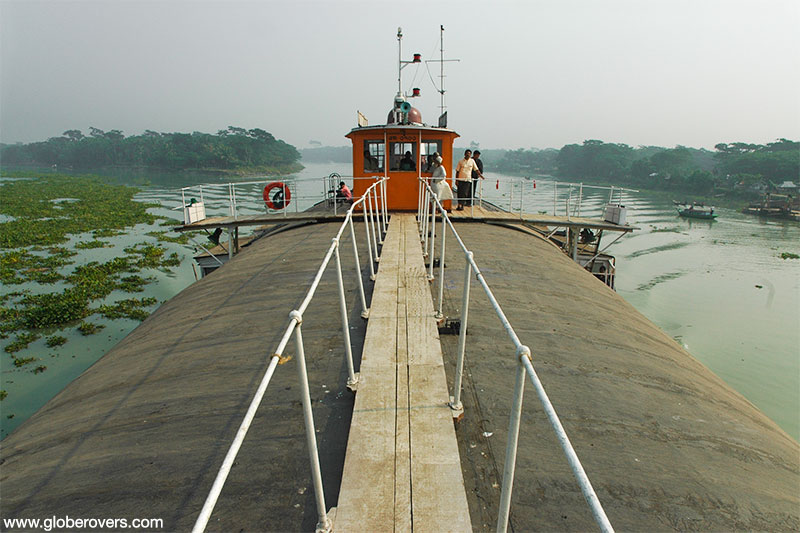 Boat ride on "The Rocket" from Dhaka to Barisal, Bangladesh