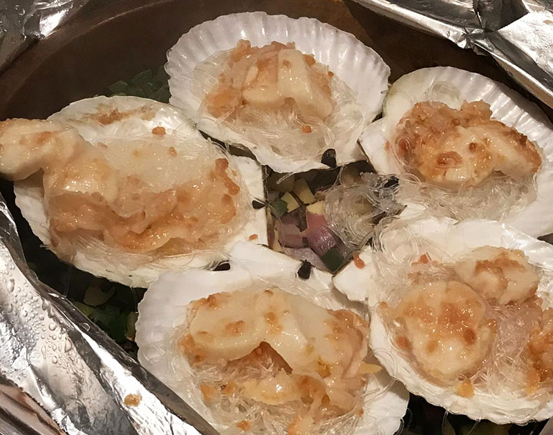 Thai scallops