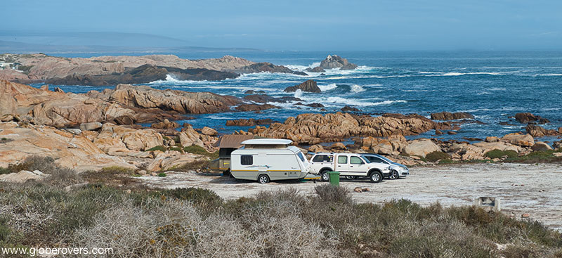 Camping by the sea at Tietiesbaai