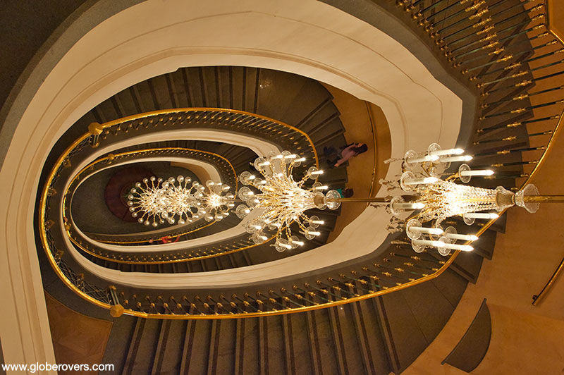 Chandelier of the Bolshoi Theatre, Moscow, Russia