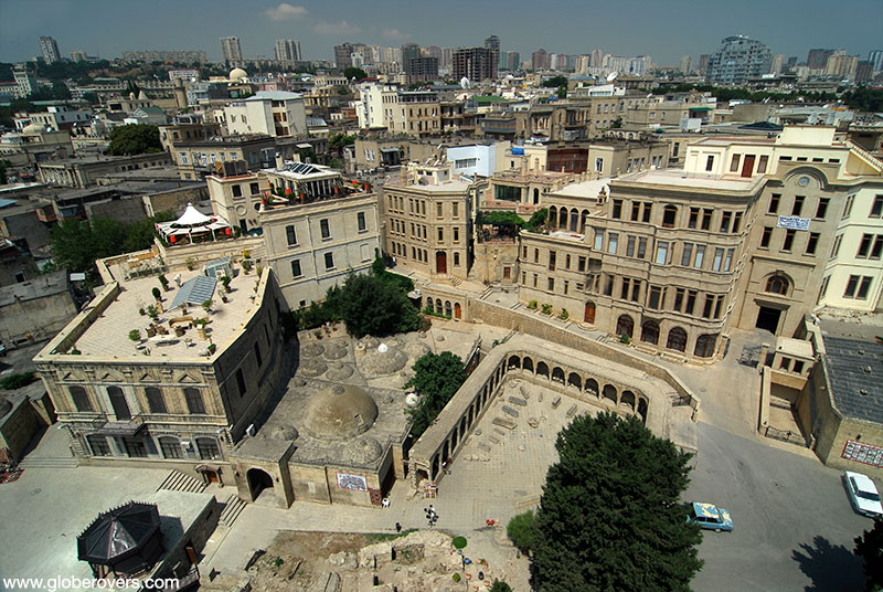 Views over the city of Baku, Azerbaijan