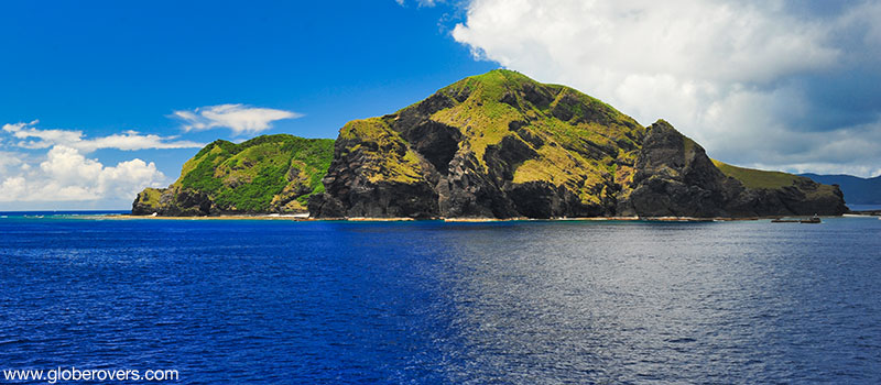 Rugged coastline of Okinawa's islands, JAPAN