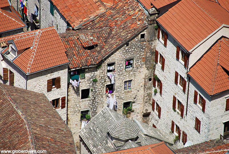 Typical houses in Montenegro