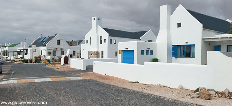 Cottages by the sea of Paternoster, Cape, South Africa