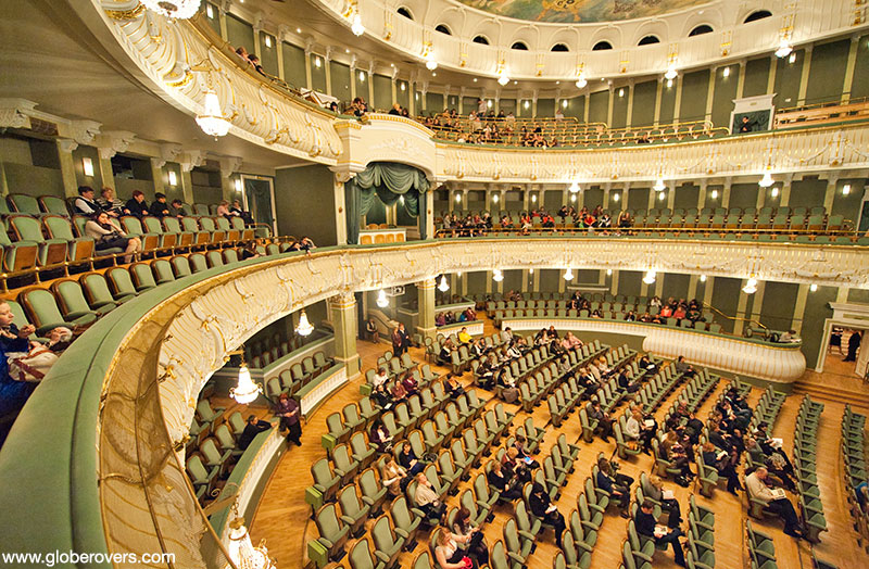 Interior of the Bolshoi Theatre, Moscow, Russia