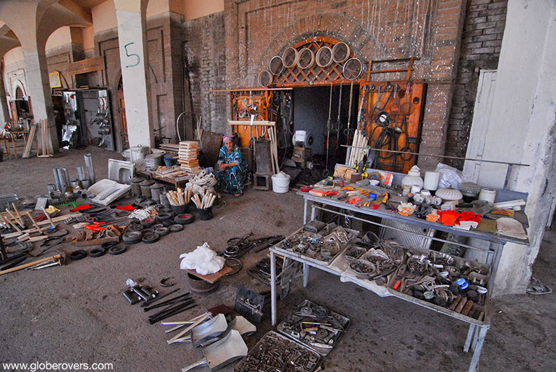 Shop in the old town around Chorsu Bazaar and Khast Imam Mosque, Tashkent, Uzbekistan