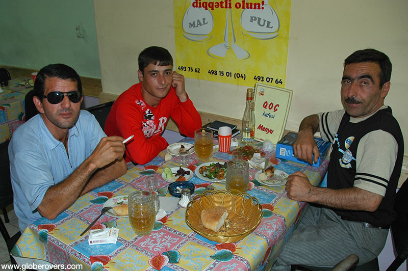 the ...friendly people of Baku, Azerbaijan