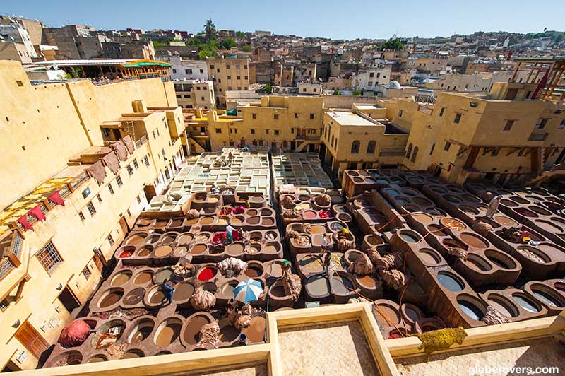 Chouara leather tannery, Fes, Morocco