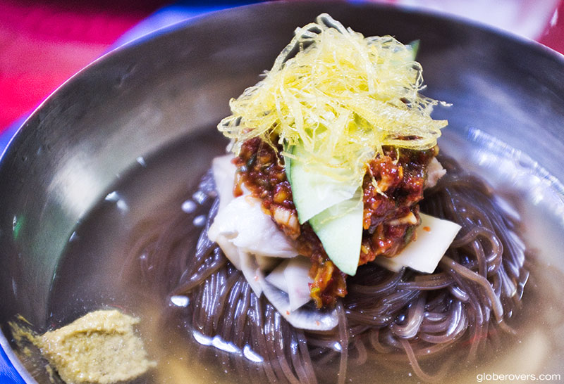 North Korean National Food - Cold Noodles, Pyongyang