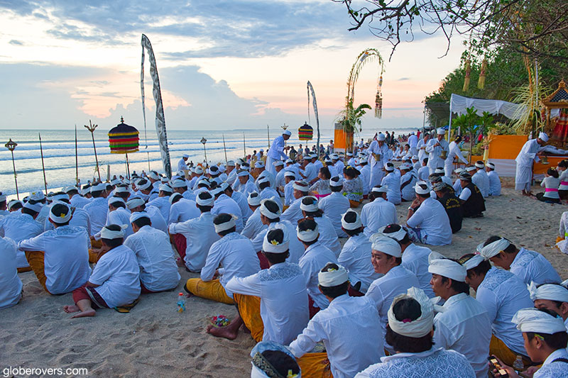 Full moon festival on Kuta beach, Bali