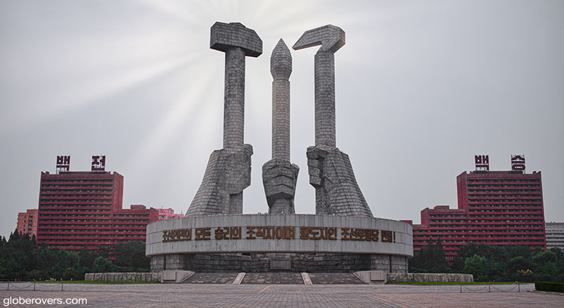 Monument to Party Founding, Pyongyang, North Korea, DPRK