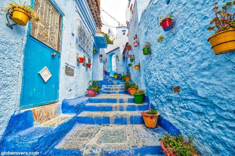 Alleys of Chefchaouen, Morocco's Blue City