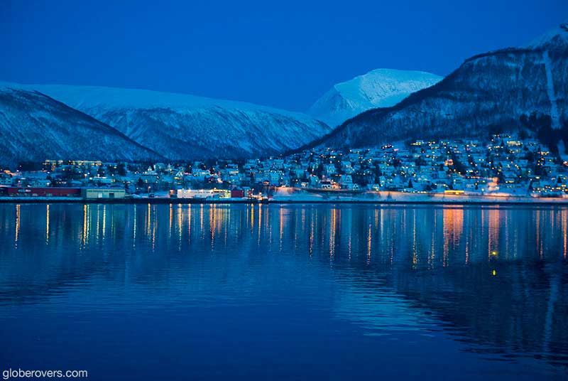 Tromsø at night, Norway