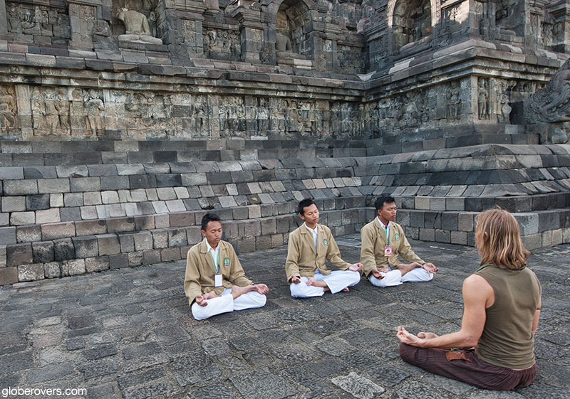 Borobudur temple, Java Island