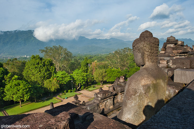 Borobudur temple, Java Island
