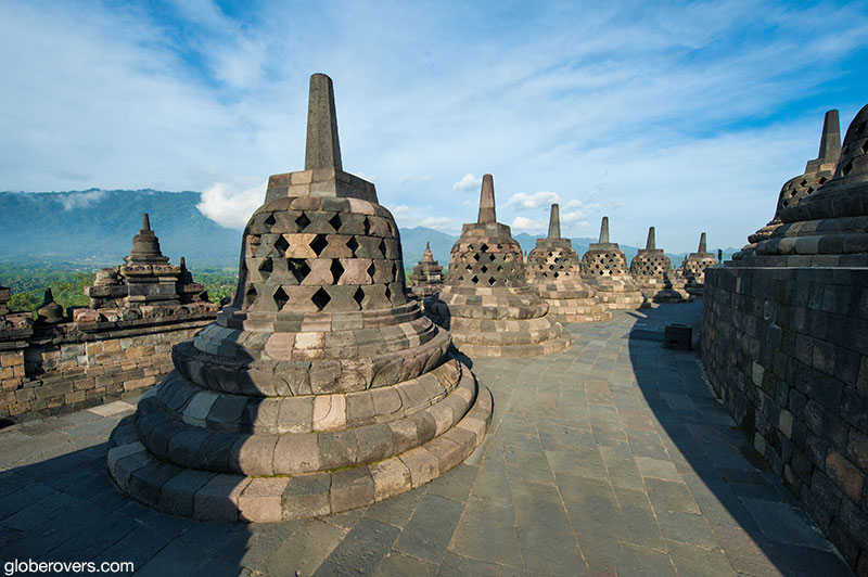 Borobudur temple, Java Island