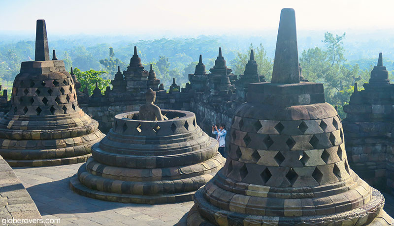 Borobudur temple, Java Island