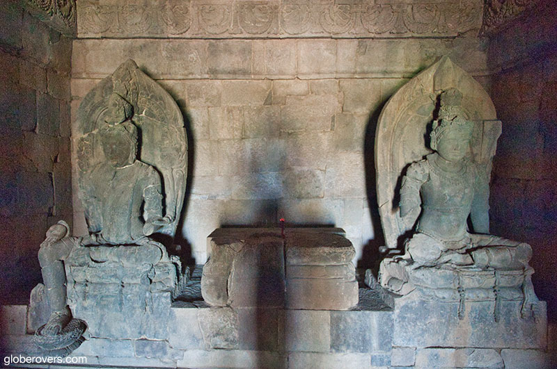 Interior of Candi Plaosan, Bugisan, Java, Indonesia