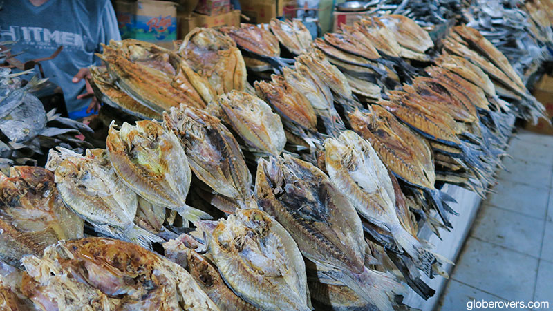 Dried fish at the market of Labuan Bajo, Flores Island, Indonesia