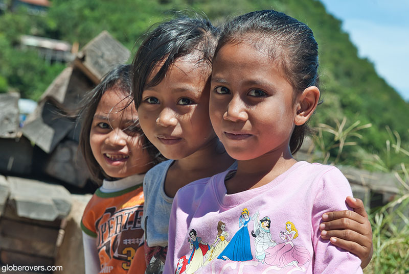 Girls at Labuan Bajo, Flores Island, Indonesia