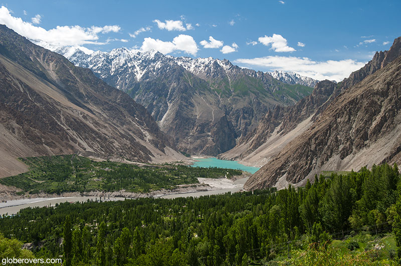 Scenery around Gulmit Village in the Upper Hunza Valley north of the Attabad Lake, Hunza Valley