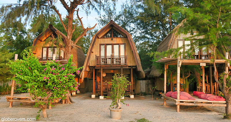Great accommodation can be found all over the three Gili Islands