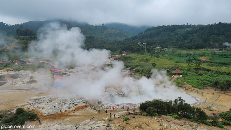 Kawah Sikidang, Dieng Plateau, Central Java, Indonesia
