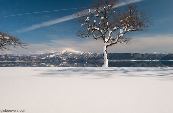 Lake Tazawako In Akita Prefecture Japan