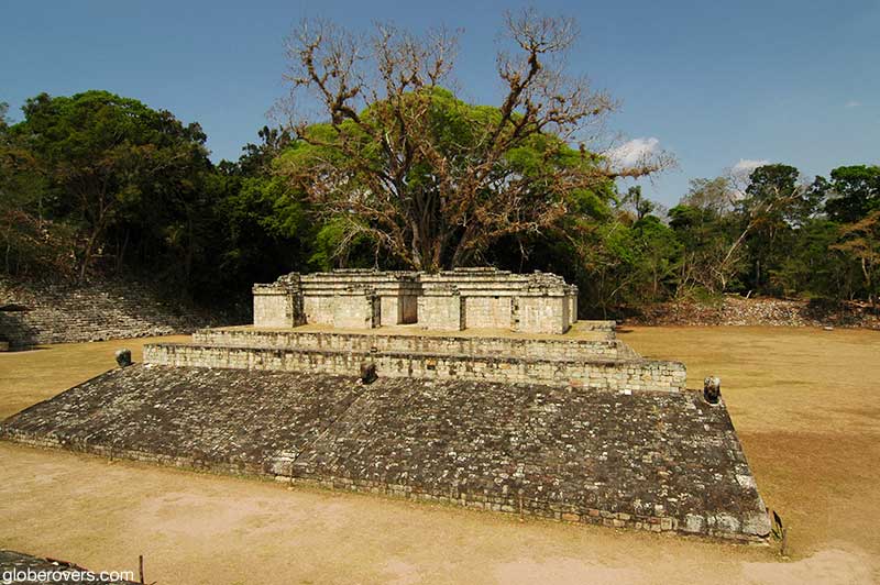Stela 1 (Camp de Pelotta III) Copan Archaeological Ruins, Honduras