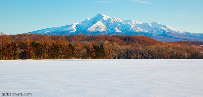 Winter wonderland on Hokkaido Island, Japan
