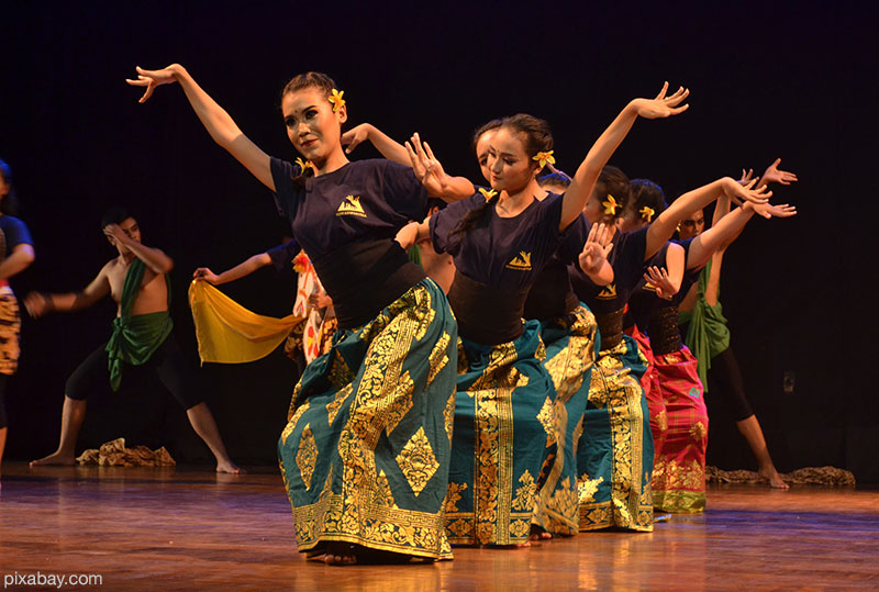 Traditional dances in Yogyakarta, Java, Indonesia