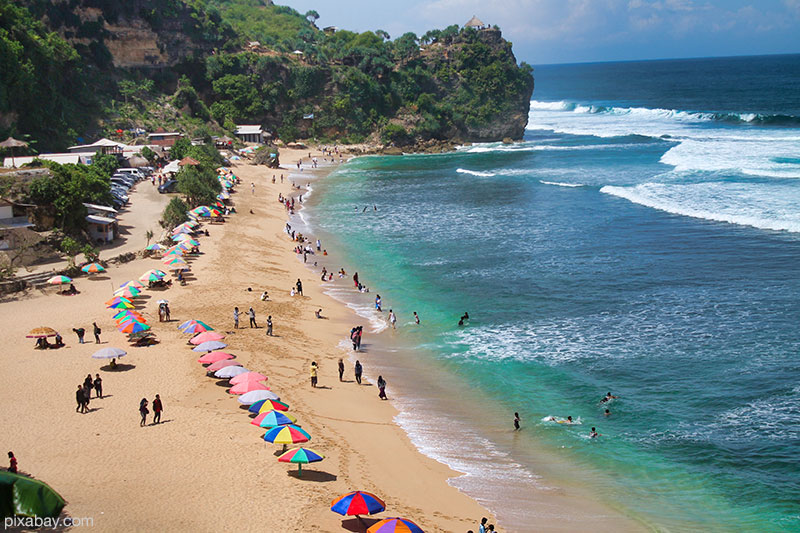 Pok Tunggal Beach, Java, Indonesia