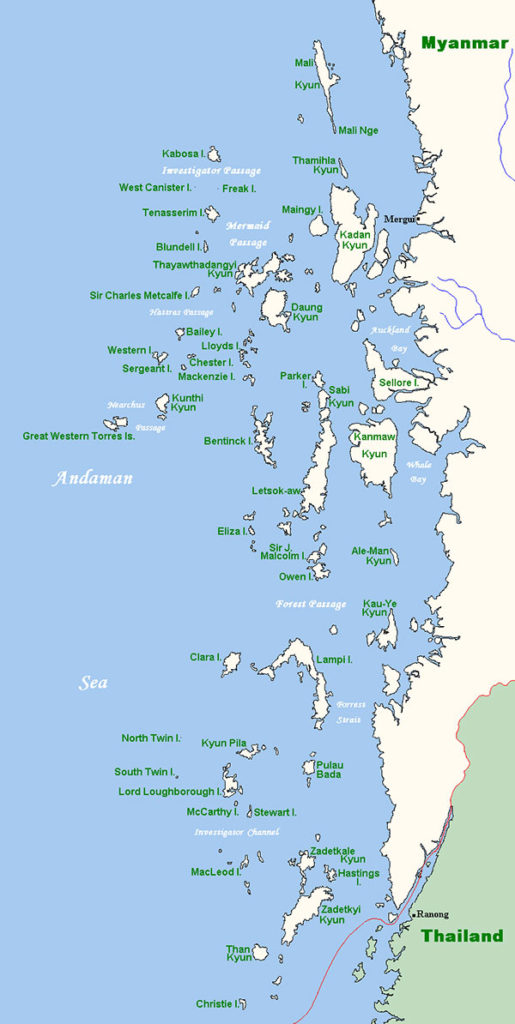 Myeik Archipelago of Myanmar
